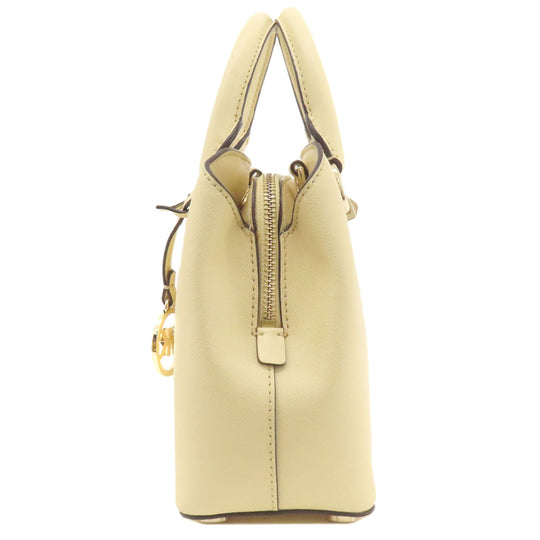 MICHAEL KORS Handbag PVC beige 2WAY Women Used Authentic