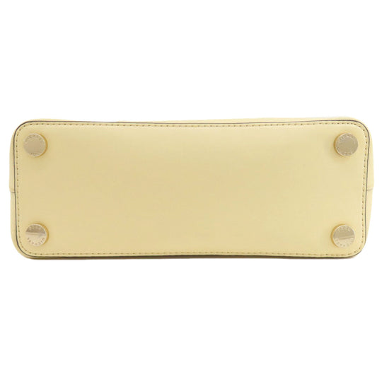 MICHAEL KORS Handbag PVC beige 2WAY Women Used Authentic