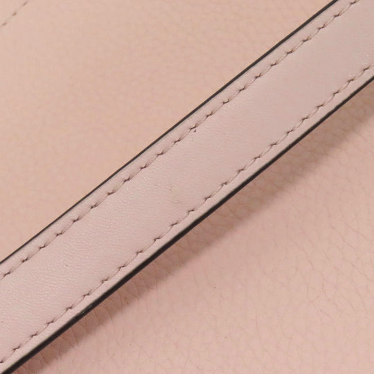 MICHAEL KORS Tote Bag leather pink 2WAY Women Used Authentic