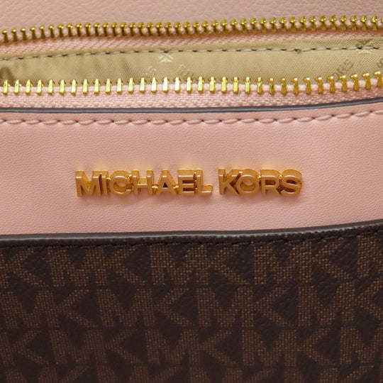 MICHAEL KORS Tote Bag leather pink 2WAY Women Used Authentic