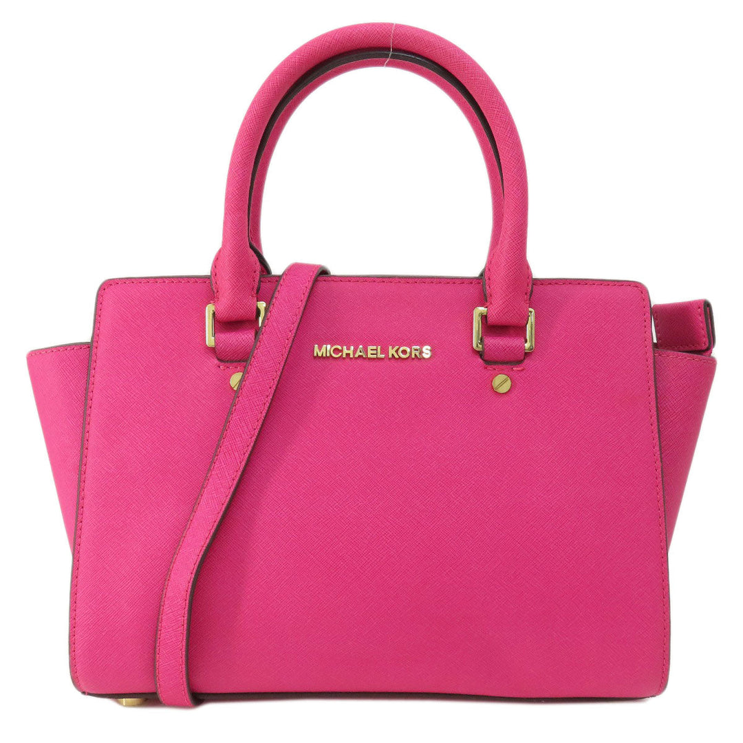 MICHAEL KORS Handbag PVC pink 2WAY Women Used Authentic