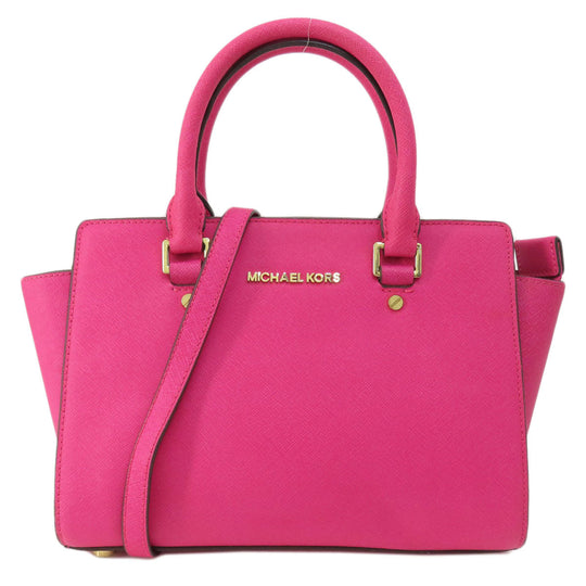 MICHAEL KORS Handbag PVC pink 2WAY Women Used Authentic