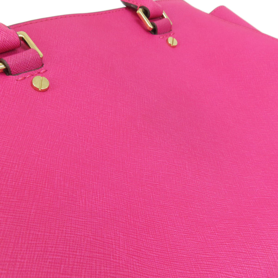 MICHAEL KORS Handbag PVC pink 2WAY Women Used Authentic