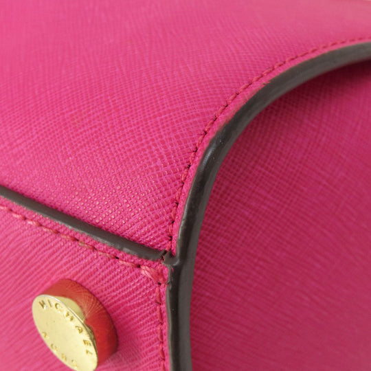 MICHAEL KORS Handbag PVC pink 2WAY Women Used Authentic