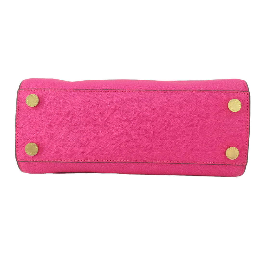 MICHAEL KORS Handbag PVC pink 2WAY Women Used Authentic