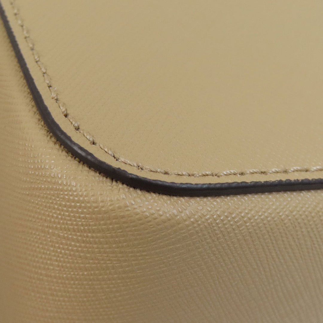 MICHAEL KORS Shoulder Bag PVC beige logo ChainShoulder Women Used Authentic