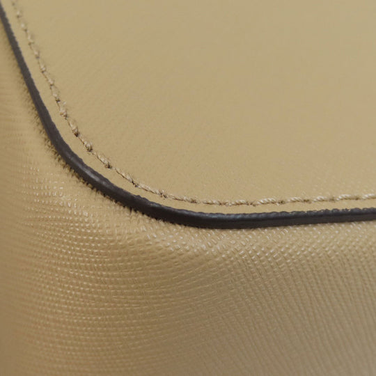 MICHAEL KORS Shoulder Bag PVC beige logo ChainShoulder Women Used Authentic
