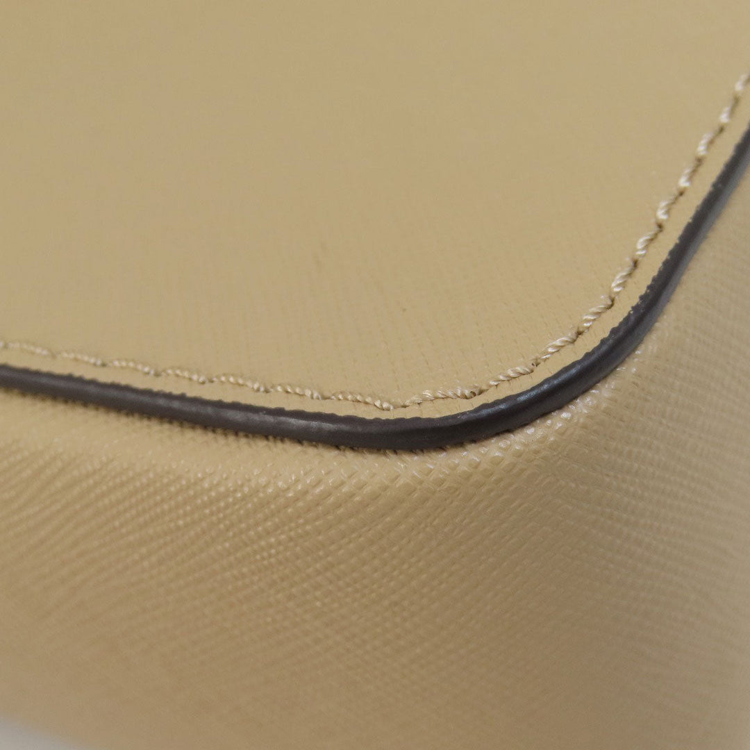 MICHAEL KORS Shoulder Bag PVC beige logo ChainShoulder Women Used Authentic