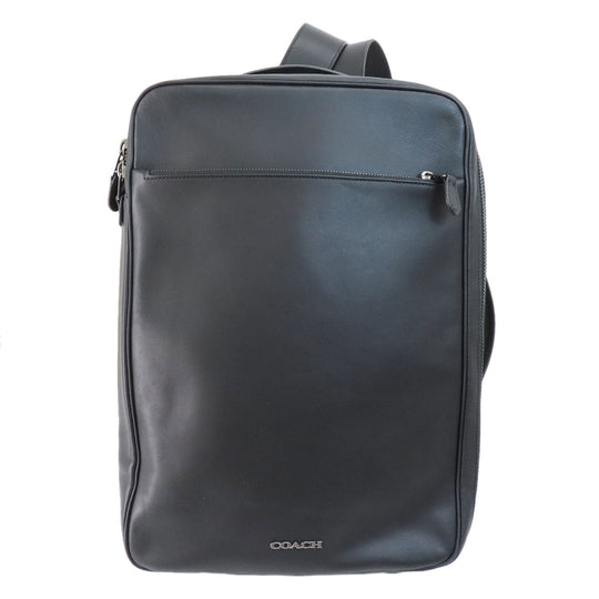COACH Backpack C6877 leather black 3WAY