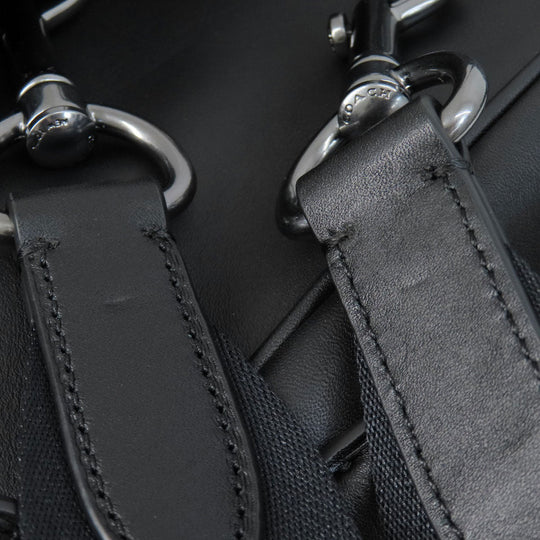 COACH Backpack C6877 leather black 3WAY