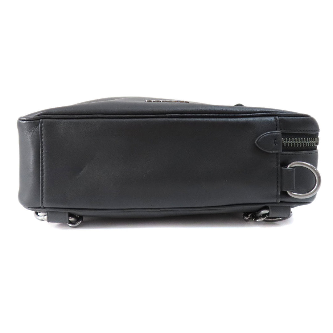 COACH Backpack C6877 leather black 3WAY