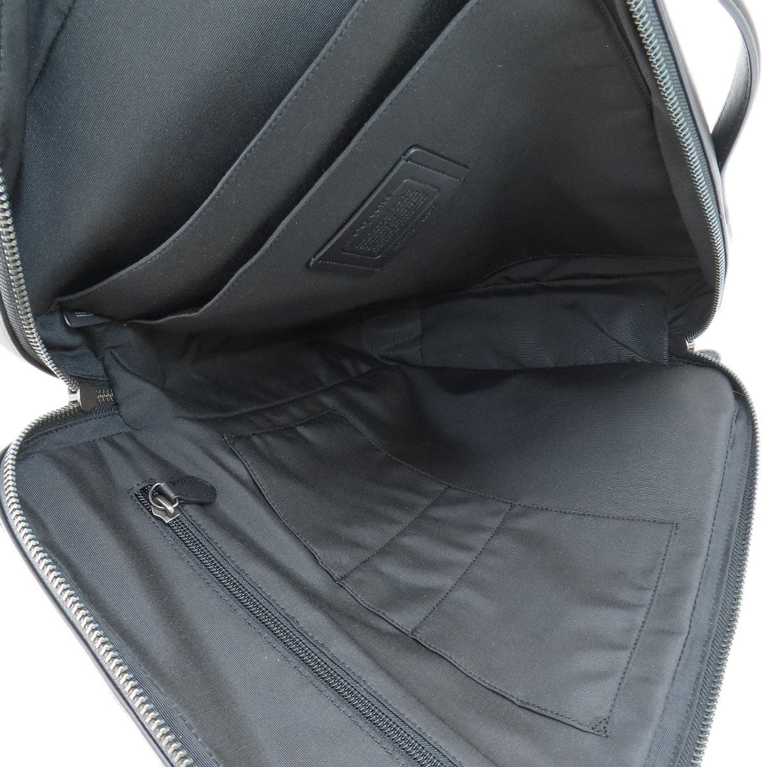 COACH Backpack C6877 leather black 3WAY