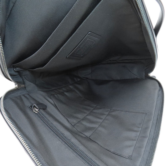 COACH Backpack C6877 leather black 3WAY