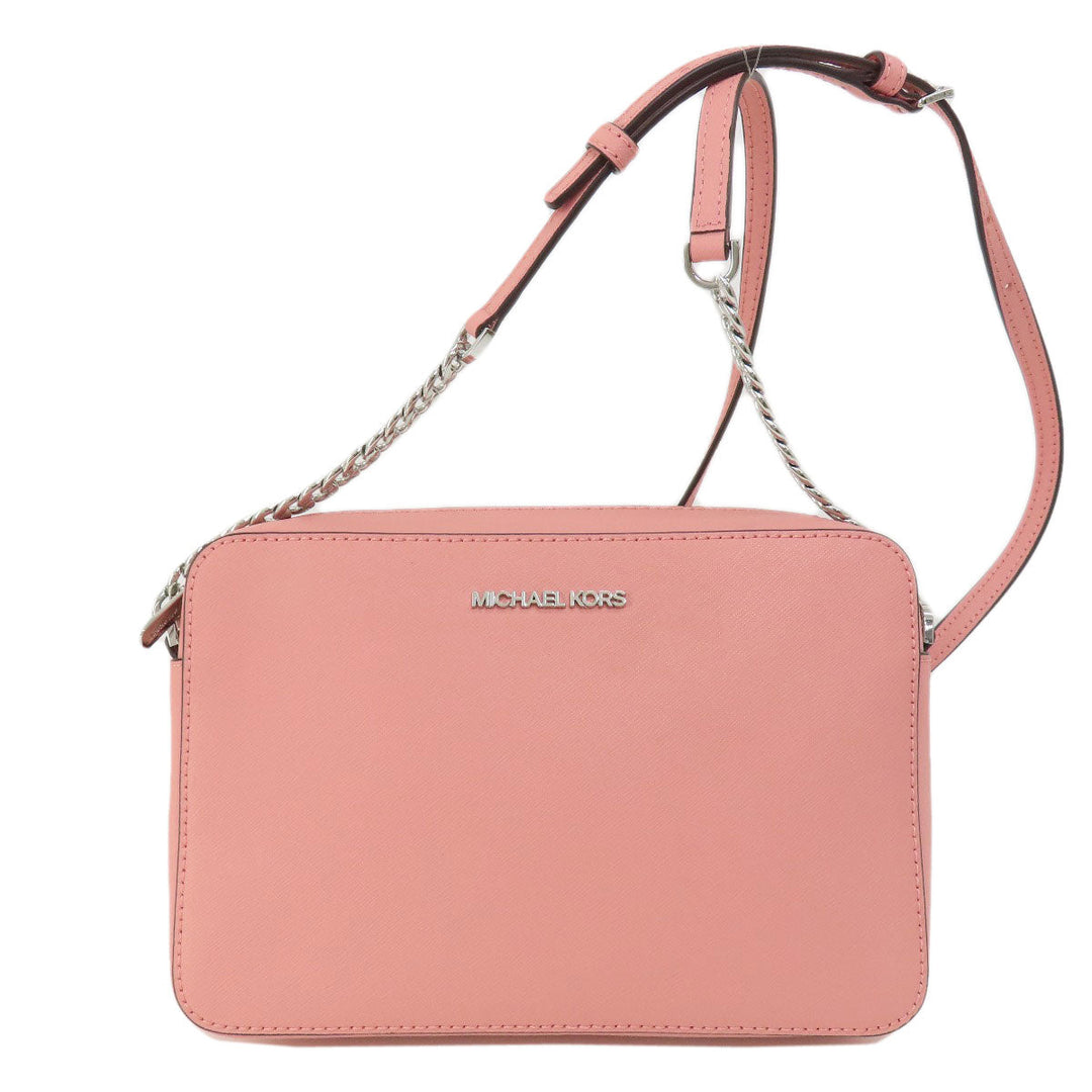 MICHAEL KORS Shoulder Bag PVC pink ChainShoulder Women Used Authentic