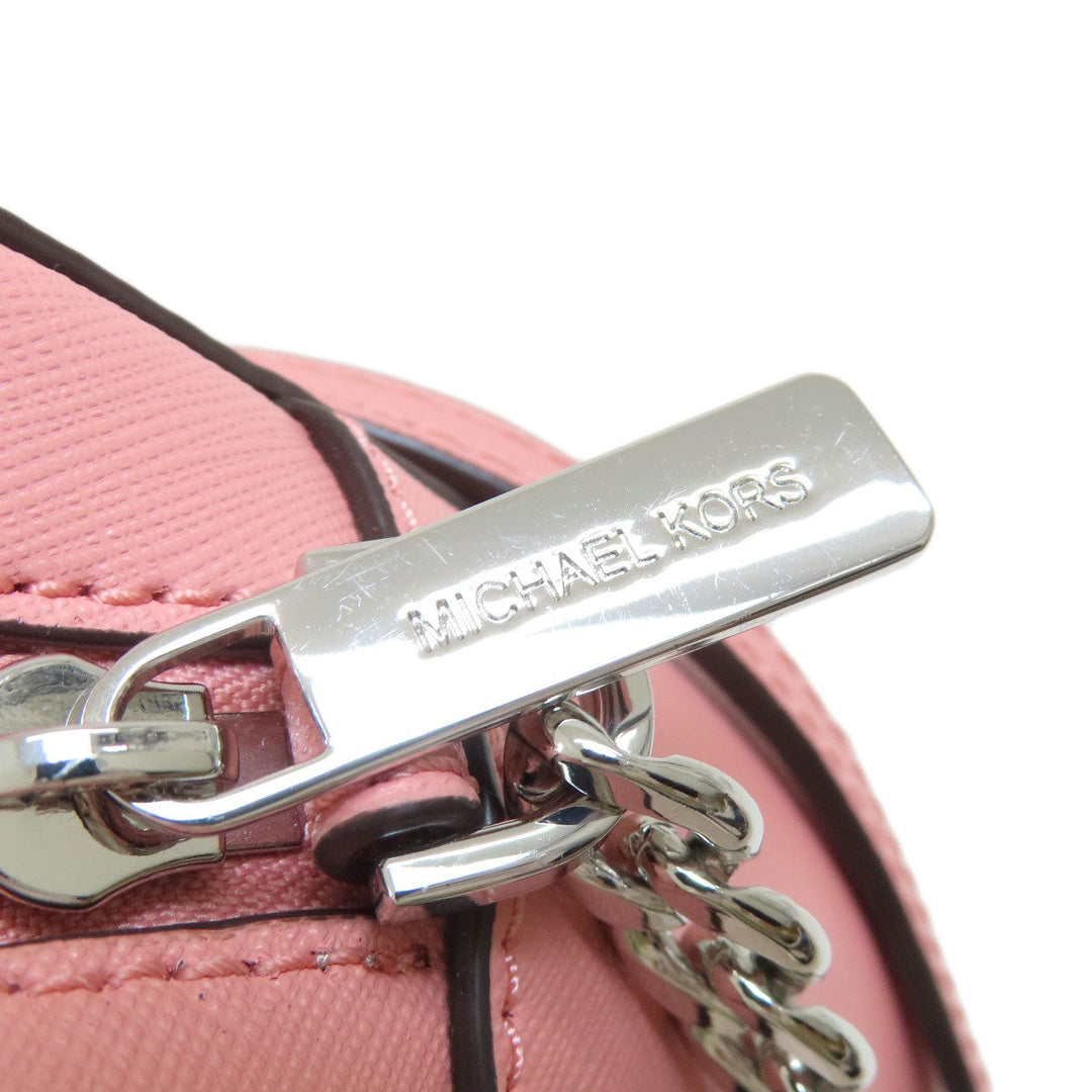 MICHAEL KORS Shoulder Bag PVC pink ChainShoulder Women Used Authentic