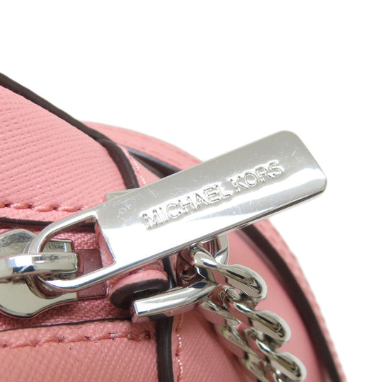 MICHAEL KORS Shoulder Bag PVC pink ChainShoulder Women Used Authentic