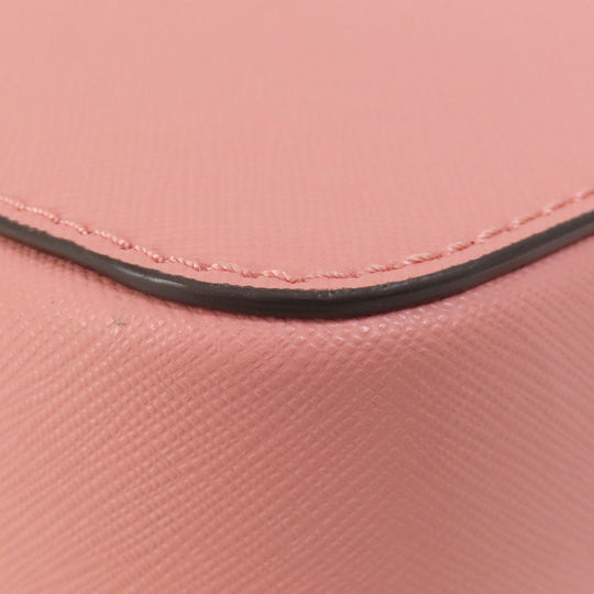 MICHAEL KORS Shoulder Bag PVC pink ChainShoulder Women Used Authentic