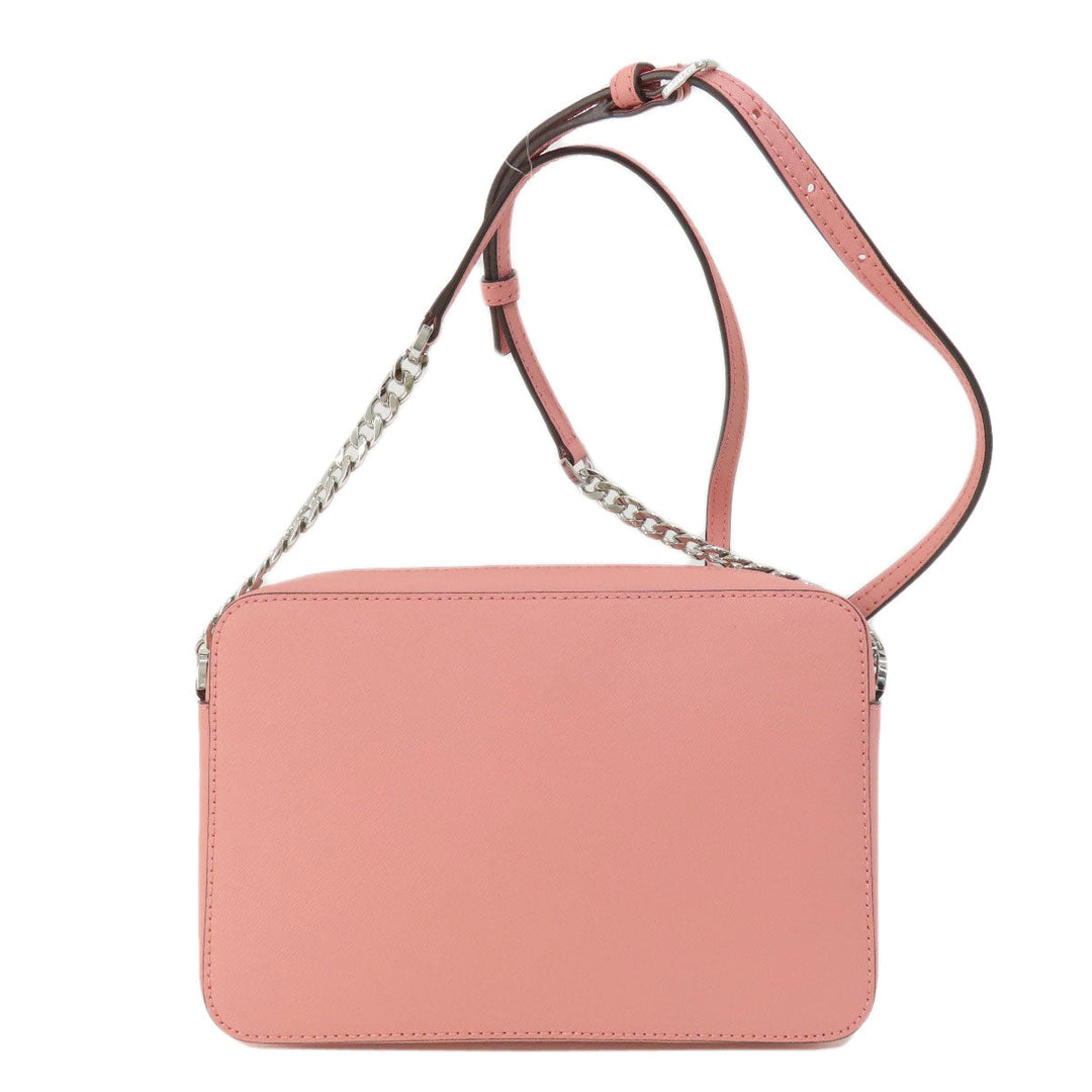 MICHAEL KORS Shoulder Bag PVC pink ChainShoulder Women Used Authentic
