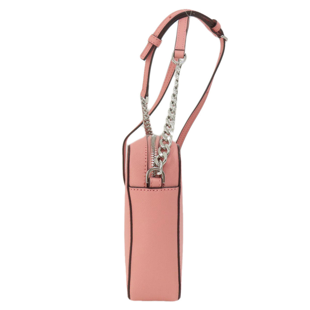 MICHAEL KORS Shoulder Bag PVC pink ChainShoulder Women Used Authentic