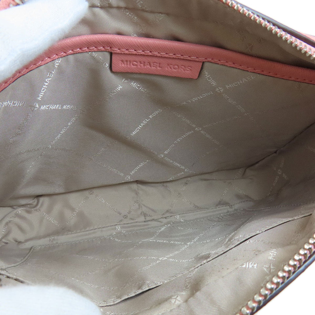 MICHAEL KORS Shoulder Bag PVC pink ChainShoulder Women Used Authentic