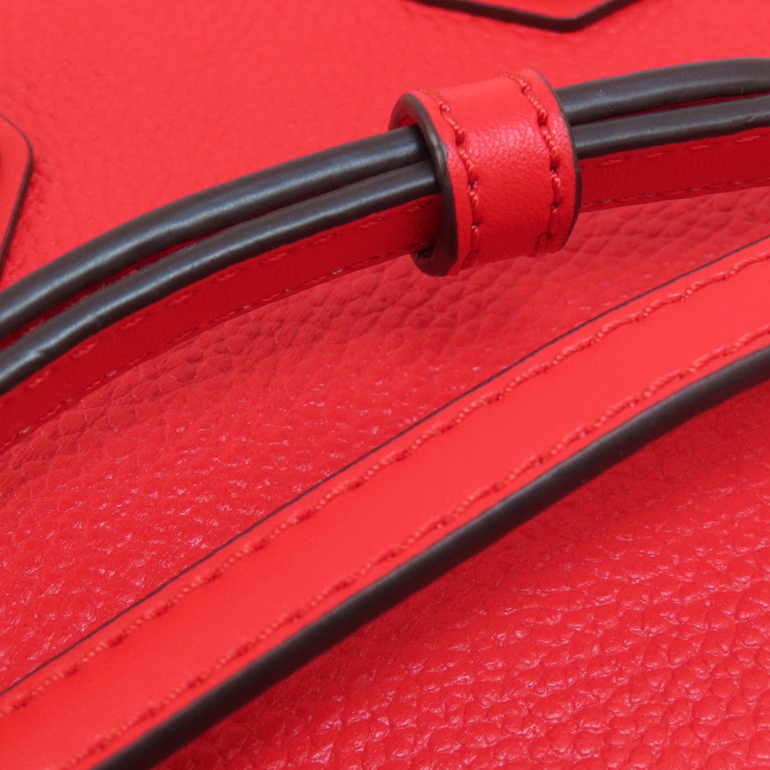 MICHAEL KORS Handbag PVC Red logo 2WAY Women Used Authentic
