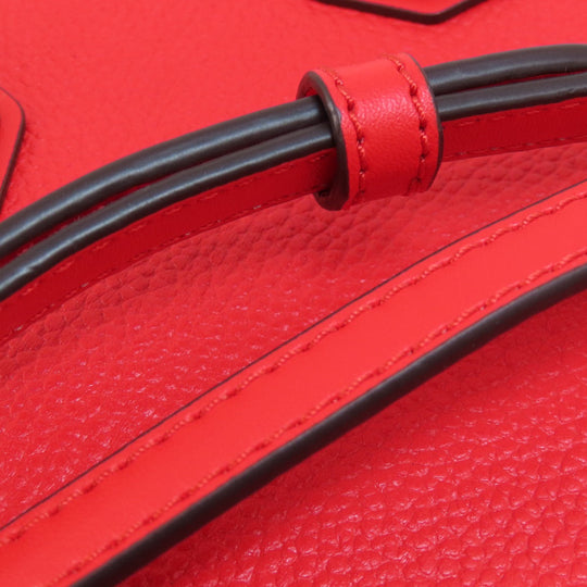 MICHAEL KORS Handbag PVC Red logo 2WAY Women Used Authentic