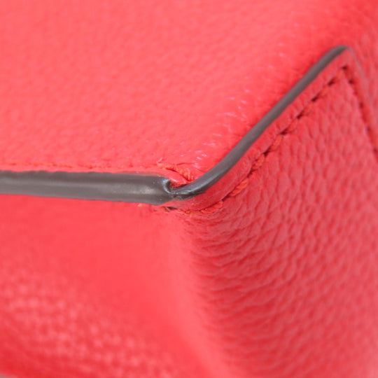 MICHAEL KORS Handbag PVC Red logo 2WAY Women Used Authentic
