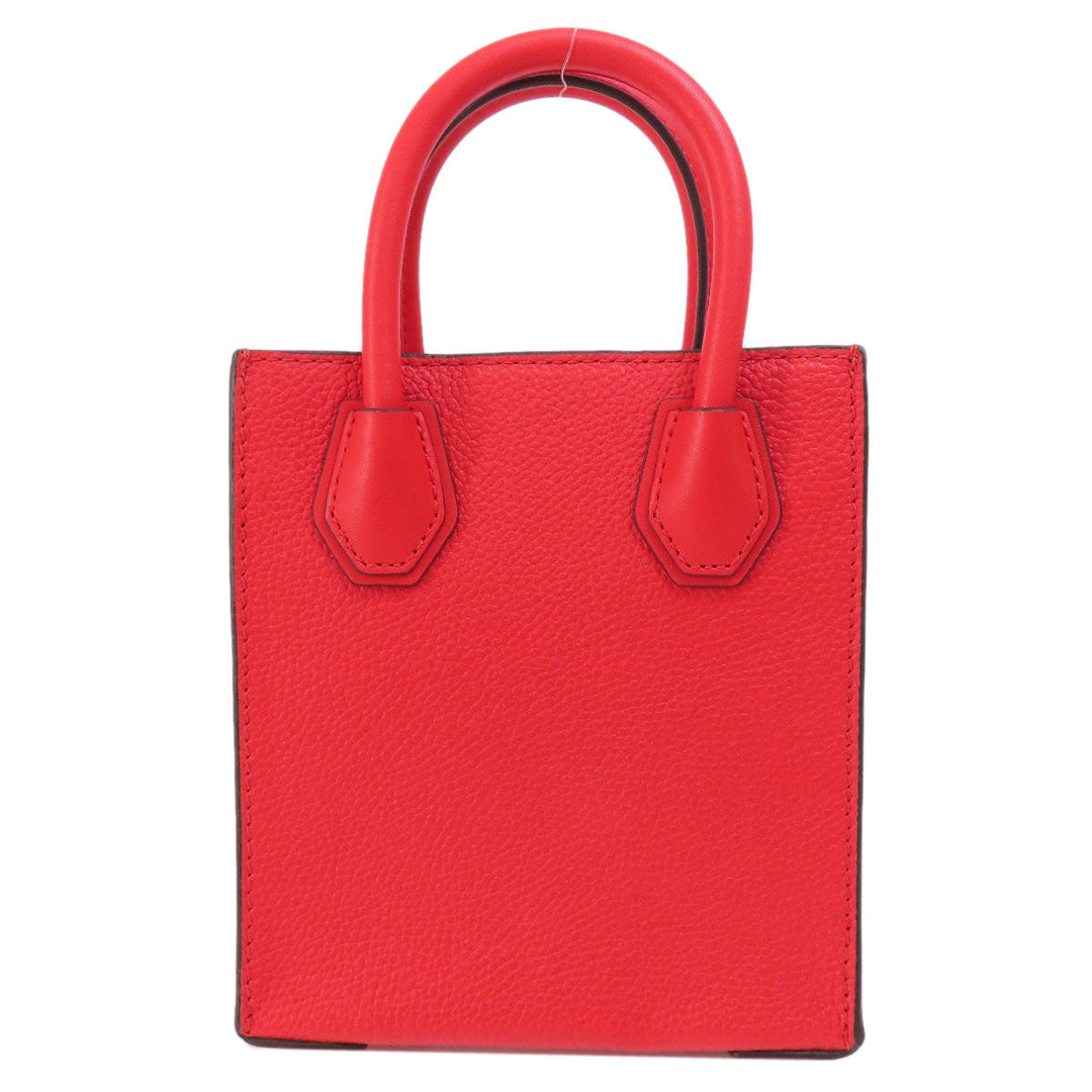MICHAEL KORS Handbag PVC Red logo 2WAY Women Used Authentic