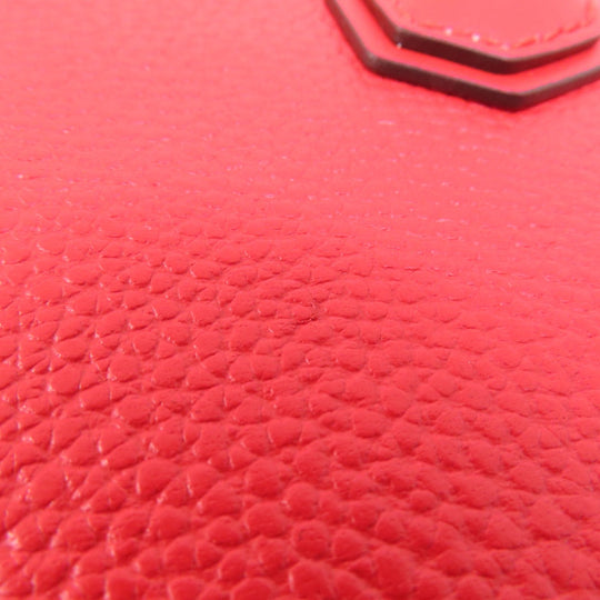 MICHAEL KORS Handbag PVC Red logo 2WAY Women Used Authentic