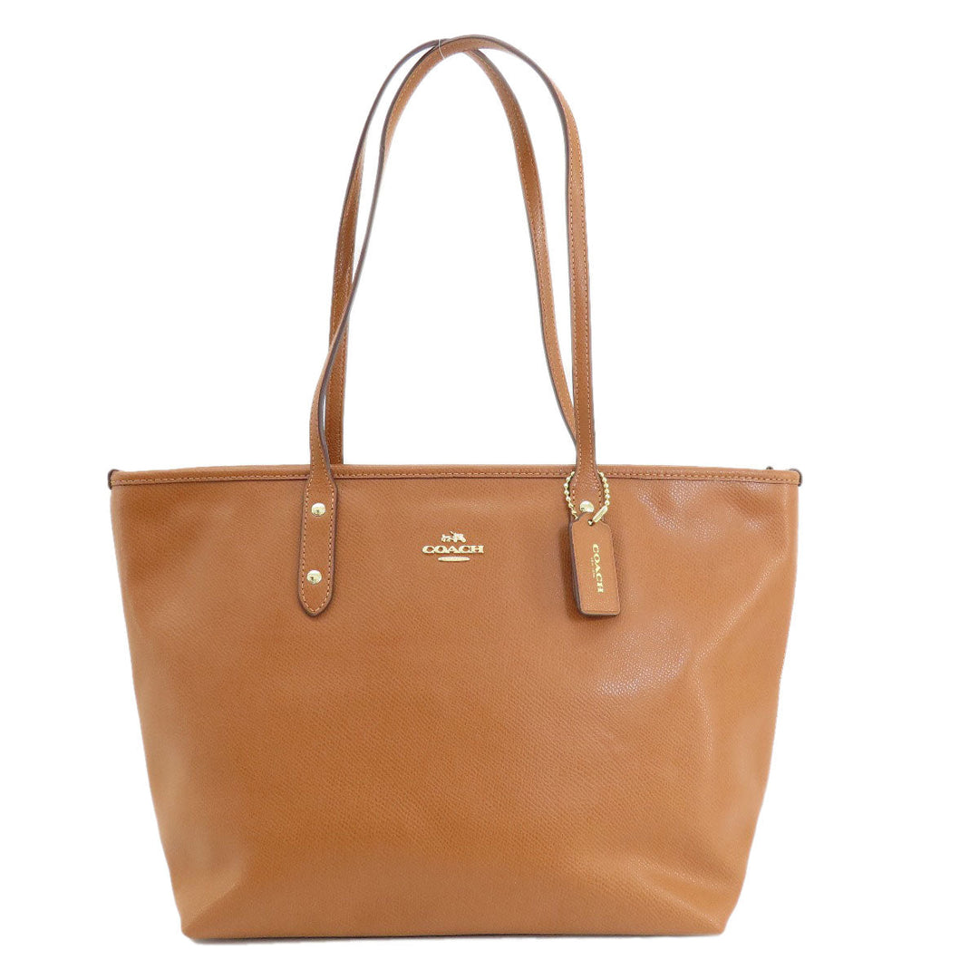 COACH Tote Bag F36875 PVC Brown logo