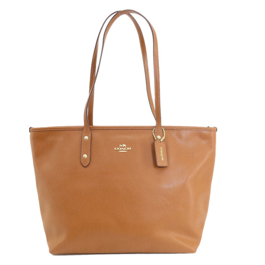 COACH Tote Bag F36875 PVC Brown logo