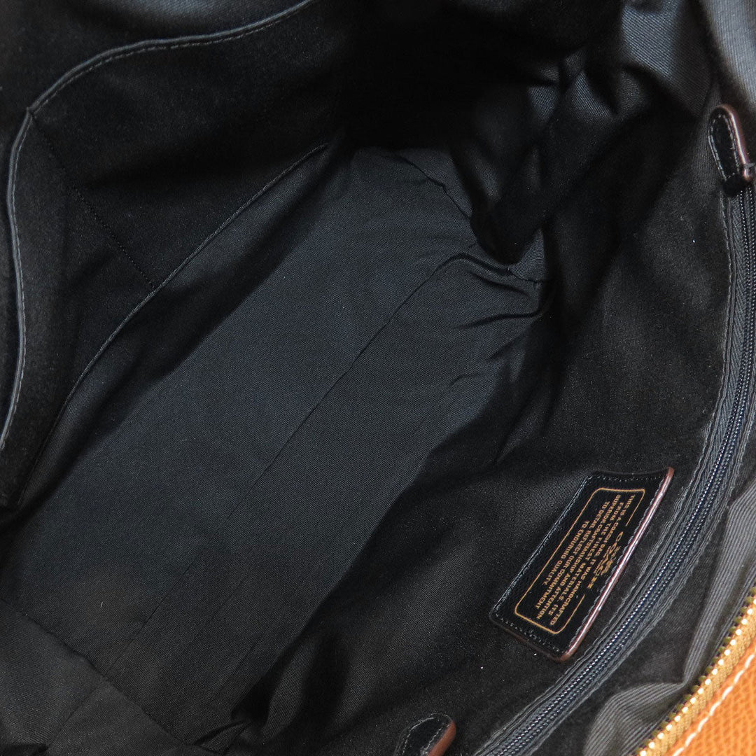 COACH Tote Bag F36875 PVC Brown logo