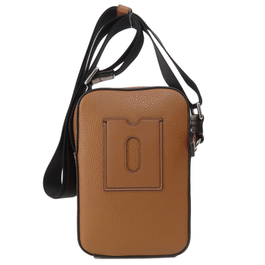 MICHAEL KORS Shoulder Bag leather Brown logo Women Used Authentic