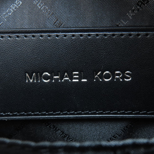 MICHAEL KORS Shoulder Bag leather Brown logo Women Used Authentic