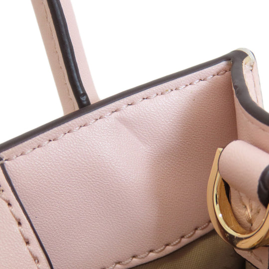 MICHAEL KORS Handbag PVC white Mercer 2WAY