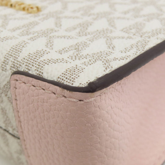 MICHAEL KORS Handbag PVC white Mercer 2WAY