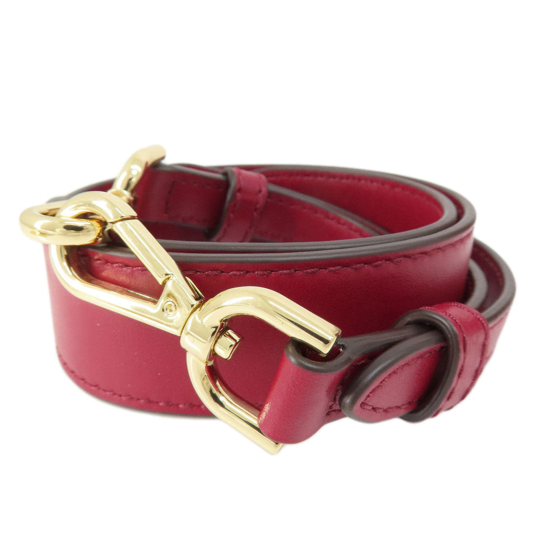 MICHAEL KORS Handbag leather Red 2WAY Women Used Authentic