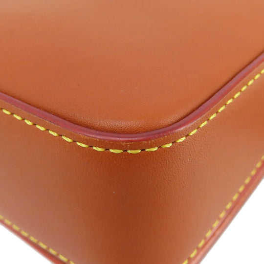 COACH Shoulder Bag 20215 leather Brown Dinky Women Used Authentic