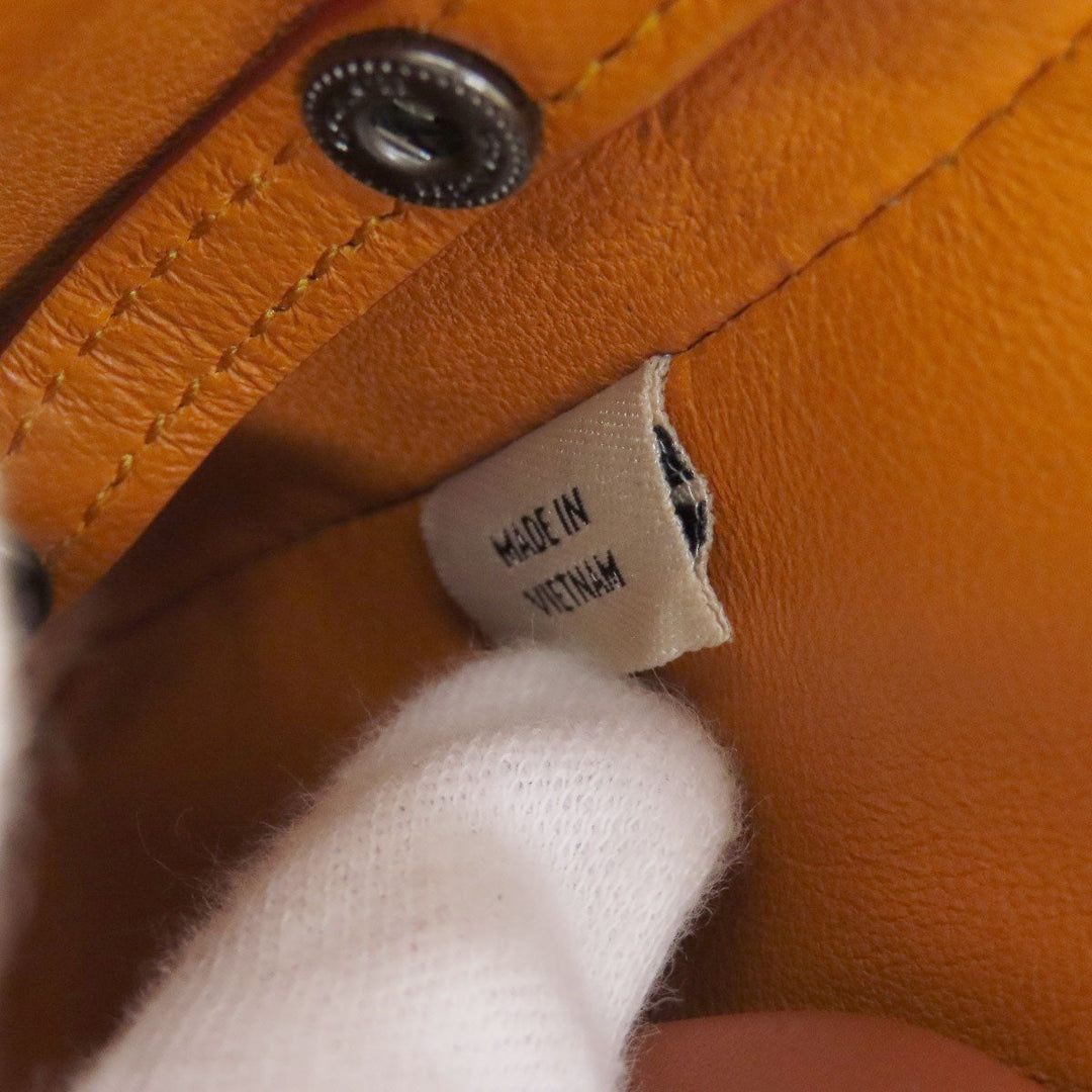 COACH Shoulder Bag 20215 leather Brown Dinky Women Used Authentic