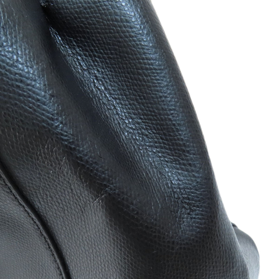 COACH Handbag F34673 leather black 2WAY Women Used Authentic