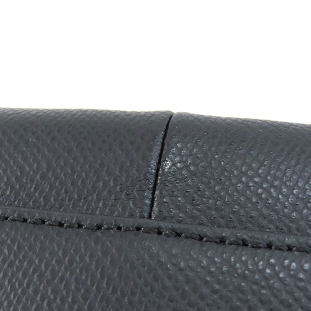 COACH Handbag F34673 leather black 2WAY Women Used Authentic