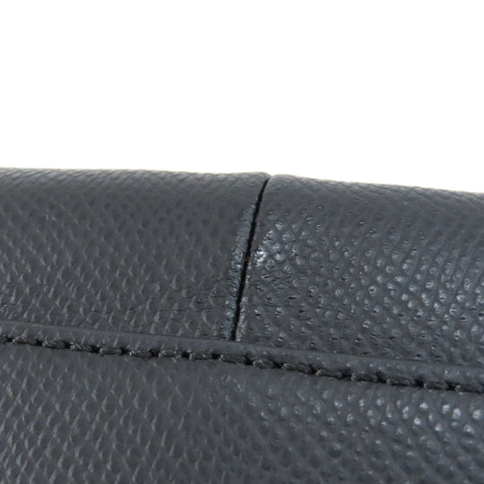 COACH Handbag F34673 leather black 2WAY Women Used Authentic