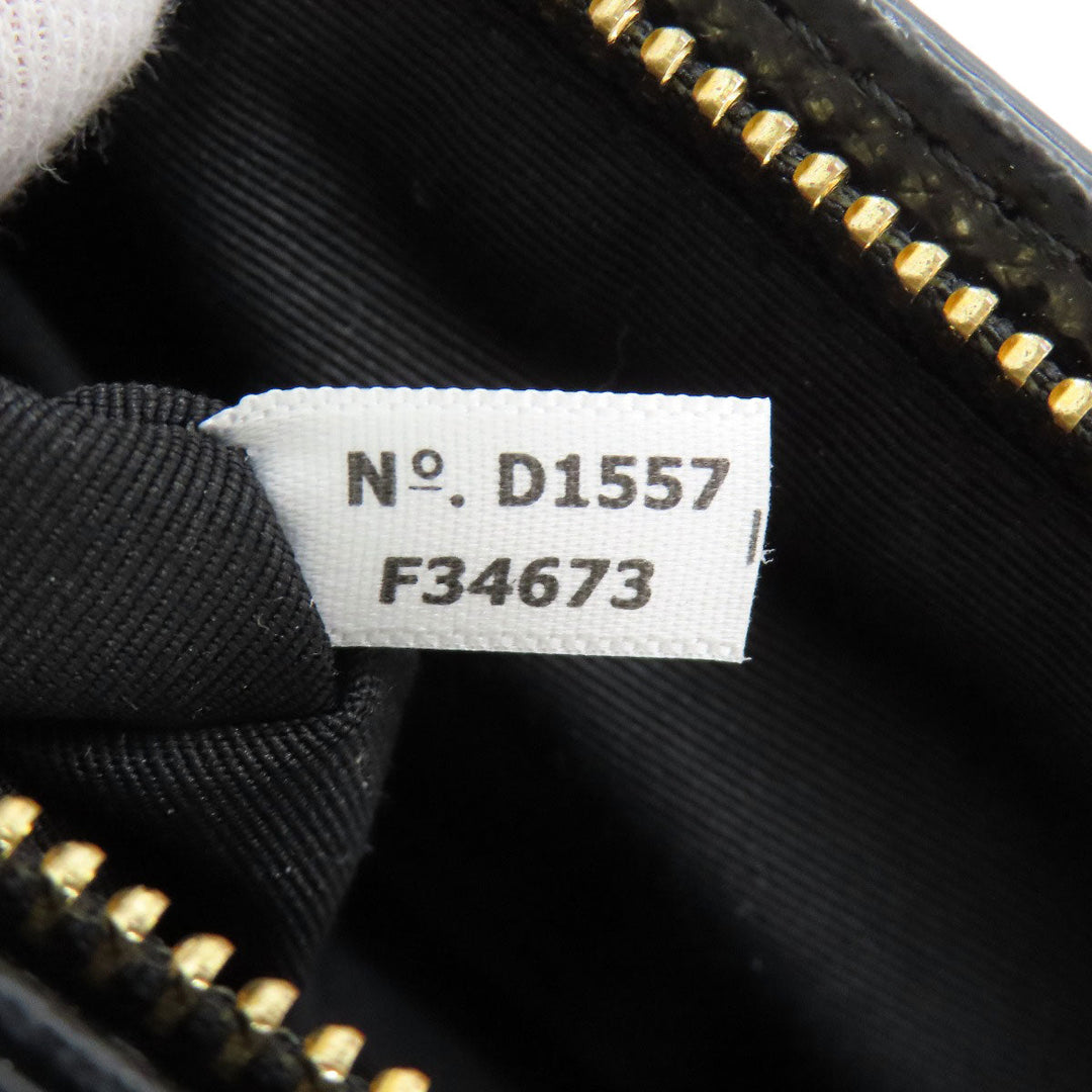 COACH Handbag F34673 leather black 2WAY Women Used Authentic