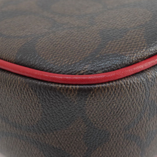 COACH Tote Bag C9926 PVC Brown mini jamie camera bag Women Used Authentic