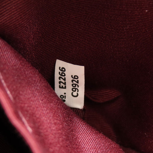 COACH Tote Bag C9926 PVC Brown mini jamie camera bag Women Used Authentic