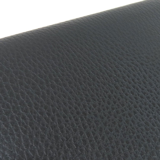 GUCCI Long Wallet Purse 509644 leather black Interlocking G