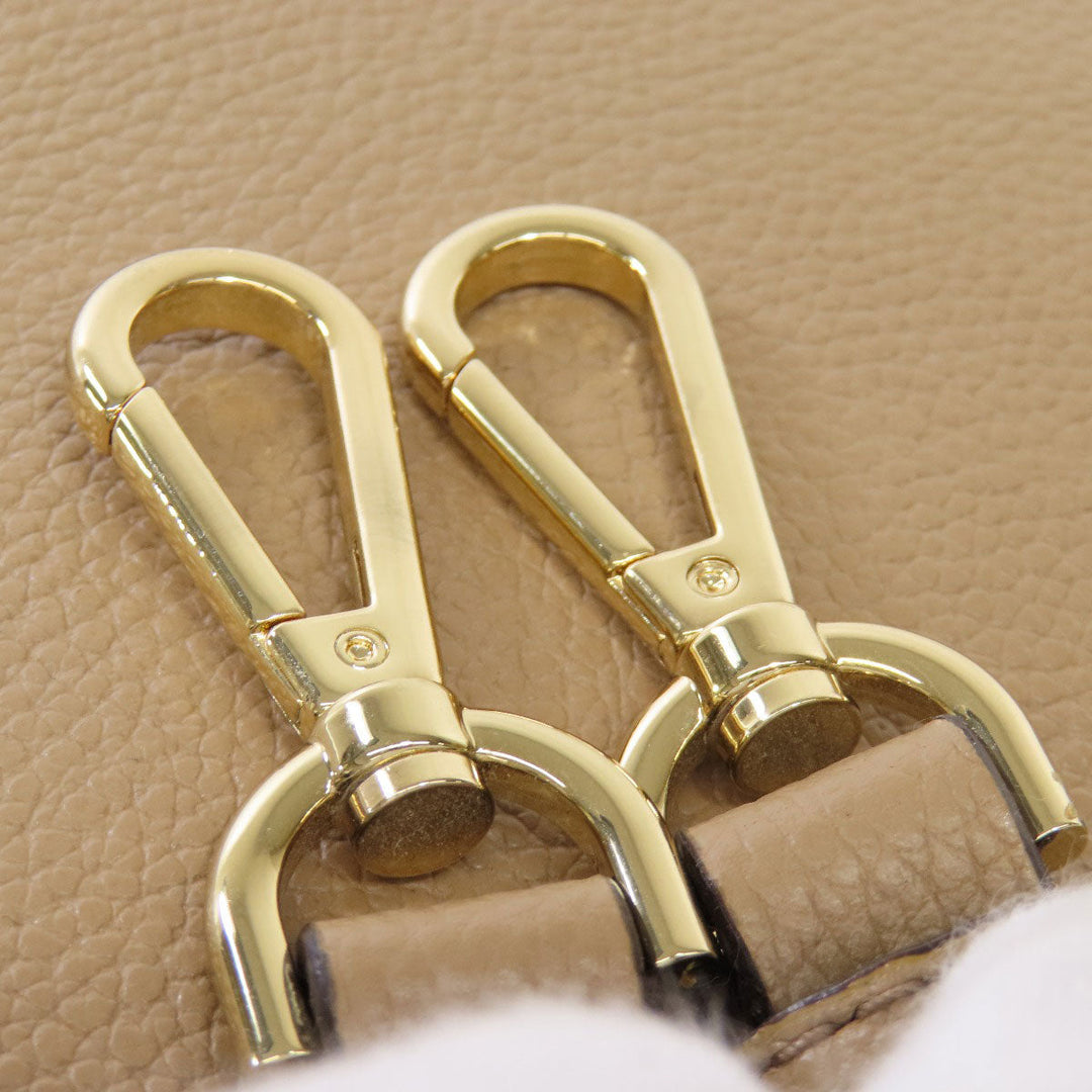 MICHAEL KORS Handbag leather beige 2WAY Women Used Authentic