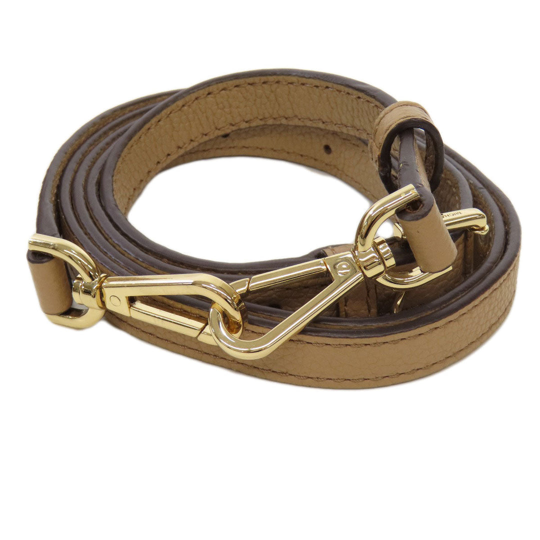 MICHAEL KORS Handbag leather beige 2WAY Women Used Authentic