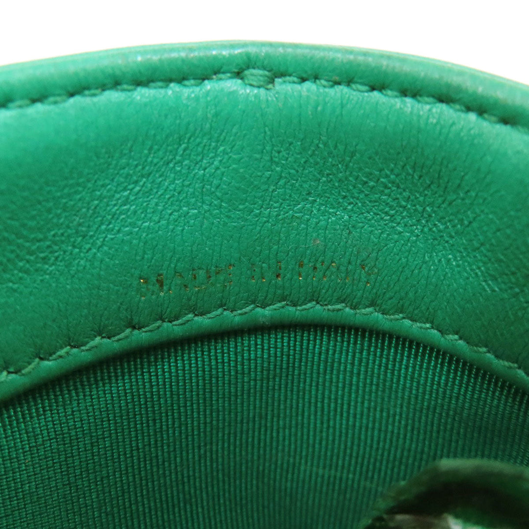 CHANEL Shoulder Bag lambskin green