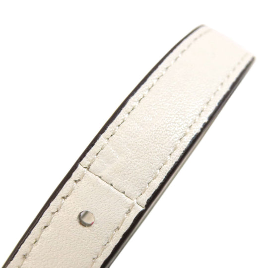 COACH Handbag 37400 leather white 2WAY Women Used Authentic